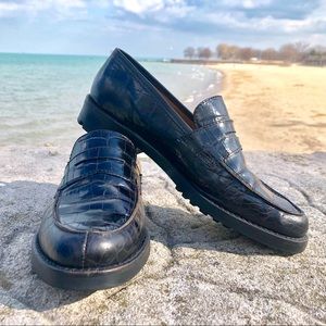 Vtg Ralph Lauren Loafers with Lug Sole